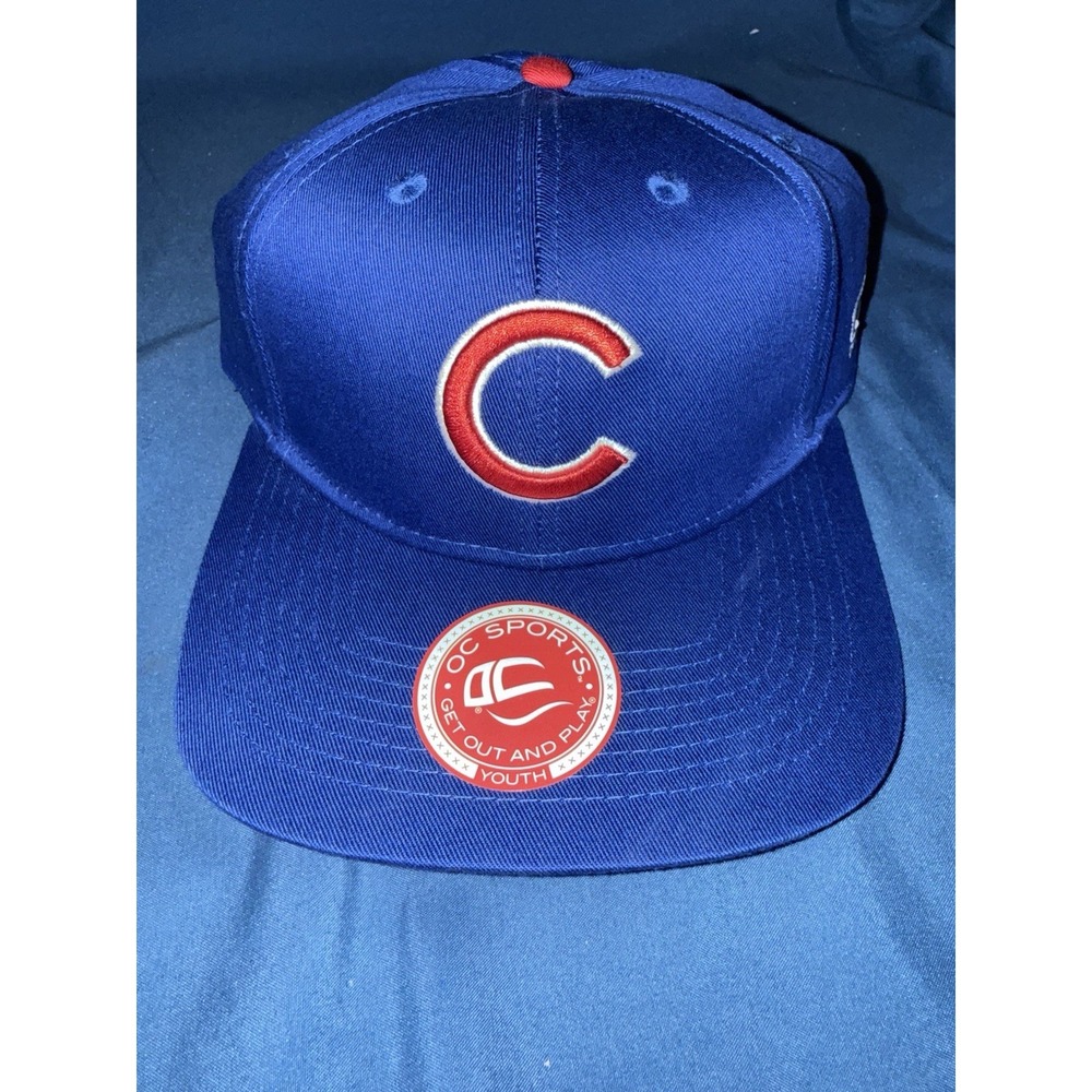 Chicago Cubs Youth OC Sports Adjustable Hat Blue, MLB Baseball Cap